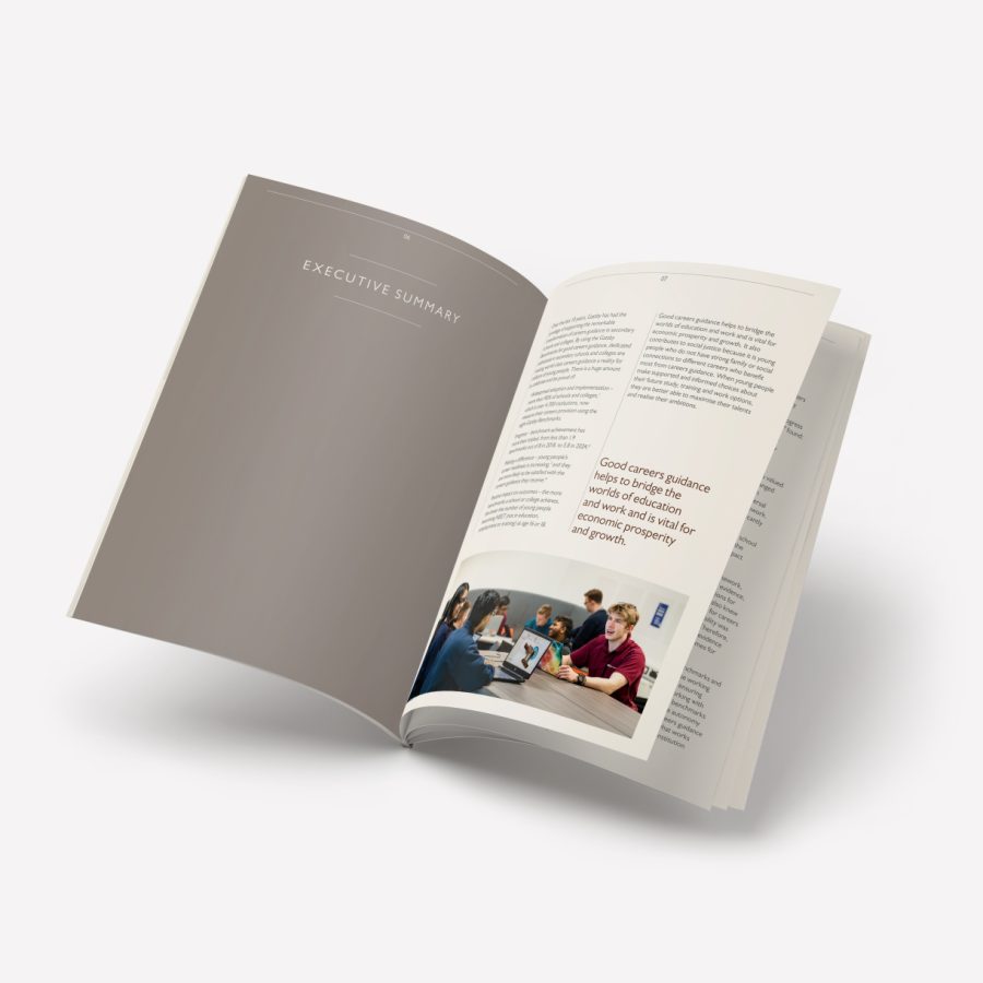 Visual of the Gatsby Benchmarks report