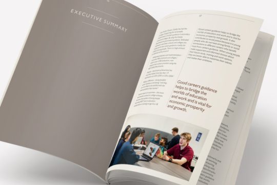 Visual of the Gatsby Benchmarks report